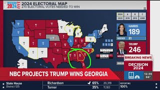 NBC News projects Trump as winner in Georgia  Decision 2024 [upl. by Sausa]