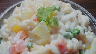 Cold Creamy Pasta Salad  Macaroni Salad  Pasta Salad  Veg Pasta Salad  Perfect Macroni Salad [upl. by Yeslek796]