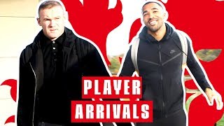 Rooney Returns and Wilson Meets the Boys  Player Arrivals  Inside Access [upl. by Eniroc]