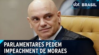 Pacheco é pressionado para abrir processo de impeachment contra Moraes  SBT Brasil 150824 [upl. by Sheri]