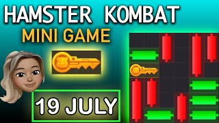 Hamster Kombat  Easy Solve New Mini Game Challenge for KEY  19 JULY [upl. by Dyun]