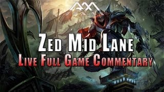 Zed Mid Lane  Ranked Full Gameplay  League of Legends [upl. by Eneri106]