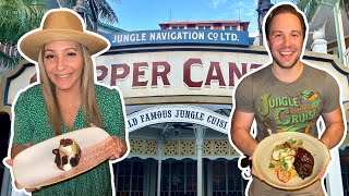 Is Jungle Skipper Canteen the BEST Restaurant at Magic Kingdom NEW Menu amp Top 5 Restaurants [upl. by Dutch361]