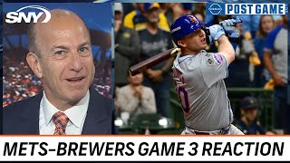 Gary Cohen and Mets Post Game crew react to New Yorks Amazin Game 3 Wild Card series win  SNY [upl. by Sarnoff901]