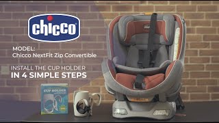 Trustic Cup Holder installation guide on a Chicco car seat [upl. by Ulrica]