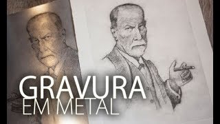 COMO IMPRIMIR UMA GRAVURA EM METAL [upl. by Ronym795]