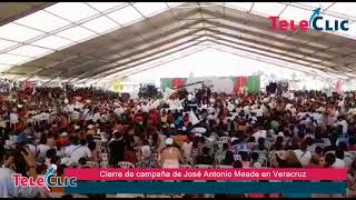 Cierre de campaña de José Antonio Meade en Veracruz [upl. by Maples866]