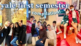 Yale University First Semester Compilation 2021  Freshman Year [upl. by Hannah]