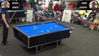 BPL Charl vs Aden Set 1 Frame 2 Final Showdown 2015 [upl. by Kcirdnek]