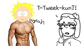 la novia de craig😏 tweek  south park [upl. by Aiel]