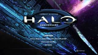 Halo CE Anniversary Title Screen Xbox 360 [upl. by Giefer]