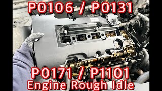 Chevy Cruze amp Buick Encore Valve Cover Replace  Codes P0106  P0131  P0171  P1101 [upl. by Earlene]