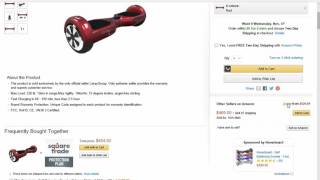 How to find the cheapest self balancing scooter hover board shipped by Amazon Prime and not China [upl. by Weinman679]