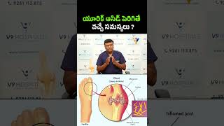 యూరిక్ ఆసిడ్ పెరిగితే వచ్చే సమస్యలు  Uric acid problems shortvideo shorts [upl. by Akiehsat]