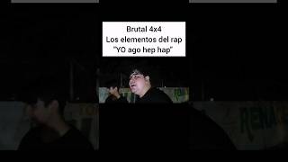 Brutal 4x4 libre Doble H vs Robren Elementos del hip hop [upl. by Yhtorod]