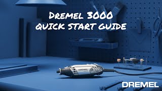 Get Started With The Dremel 3000 VariableSpeed Rotary Tool  Quick Start Guide [upl. by Shipman]