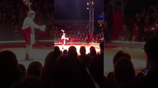 Big Apple Circus Clown Paquin Jr Catching Teddy Bear Roncalli Circus  Lincoln Center New York City [upl. by Elsi]