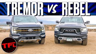 Did The Ford F150 Tremor Just COMPLETELY Outshine The Ram Rebel I Take A Closer Look [upl. by Erej]