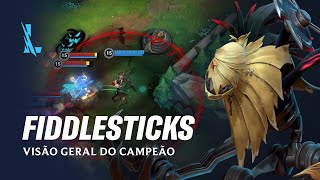 Visão geral do Campeão Fiddlesticks  Mecânica de jogo – League of Legends Wild Rift [upl. by Ibed296]