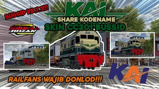 SHARE❗❔ KODENAME TRAFFIC BUSSID V371  SKIN LOKOMOTIF CC201 UPDATE BY NAUFAL RM10™ [upl. by Frankie]