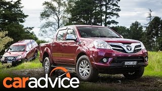 2017 Foton Tunland 4x4 review  CarAdvice [upl. by Kowatch]