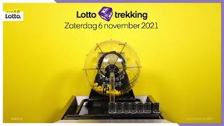 Lotto trekkingsuitslag 6 november 2021 [upl. by Gelasius304]