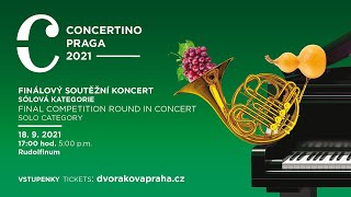 Concertino Praga 2021 – finálový soutěžní koncert sólová kategorie [upl. by Ahterod]