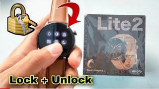 Mibro Lite 2 Smartwatch  Lock  Unlock Setup  Tech With Babor [upl. by Attikram180]