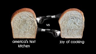 Whole Wheat Sandwich Bread Recipe  Americas Test Kitchen vs Joy of Cooking [upl. by Dyna]