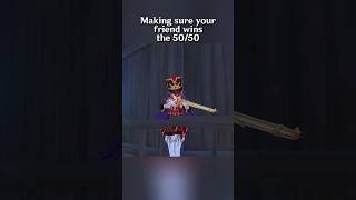 How to win the 5050 genshinimpact genshin hoyocreators shorts genshinshorts genshinmemes [upl. by Melburn]