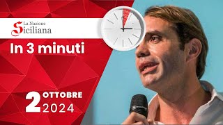 “IN TRE MINUTI” NOTIZIARIO DEL 2 OTTOBRE 2024 [upl. by Htebilil]