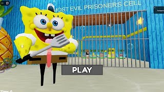 SQUARE PANTS BARRYS PRISON RUN OBBY roblox scaryobby live [upl. by Yvon]