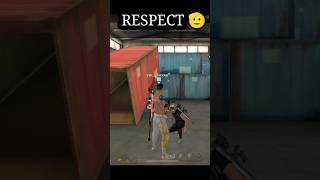 😤big respect hand 🫡 for this guy free fire👀 respect shorts viralshorts [upl. by Alistair67]