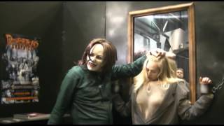 Creepy illusion at TransWorlds Halloween and Attractions Show [upl. by Eiggem255]