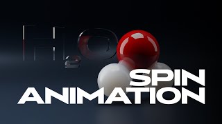 H2O  Spin Animation on Adobe Stager [upl. by Alcock171]