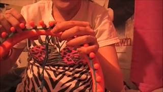 How to Loom Knit a Hat With No Brim Part 1 Casting On [upl. by Halilahk]