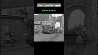 WWII Then vs Now – A Powerful Blend of Past and Present ww2 viralshorts [upl. by Calisa]