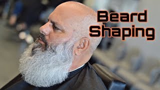 How To Beard Shaping  Beard Trim  Long Beard [upl. by Slemmer]