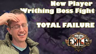 New Path of Exile players first Writhing Invitation boss fight  Total failure Splitting Steel [upl. by Hgieloj]