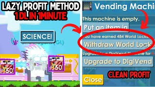 Growtopia Profit method 1 DL in 10 minutes  LAZY PROFIT  NUCLEAR DETONATOR PROFIT  FAST PROFIT [upl. by Llezniuq114]