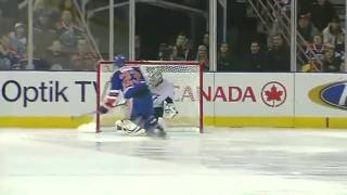 Linus Omark quotcheekyquot shootout goal vs TBL  12102010 [upl. by Lymn]