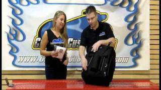 Saddlemen S2200E Expandable Sissy Bar Bag 35150080 Video [upl. by Ahsemat]