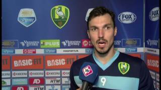 Mike Havenaar na ADO Den Haag  Heracles Almelo [upl. by Horter]