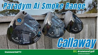 Callaway Paradym Ai Smoke Family of Woods and Irons 2024  Full Range Introduction [upl. by Evelc]