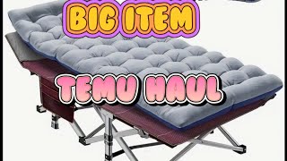 🧡🇺🇸New “TEMU Haul “Quick fold Guest BedPortable Rollaway CotComfort Mattress Perfect for Camping 🧡 [upl. by Chrystal935]