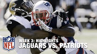 Jaguars vs Patriots  Week 3 Highlights  NFL [upl. by Tocci576]