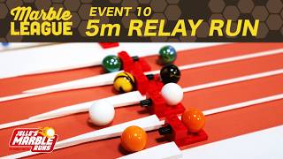 Marble League 2023 Event 10 5m Relay Run 🐝 [upl. by Ahsinot]