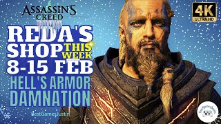 Redas Shop This Week 8th  15th Feb Hels Damnation Armor Scales Raven Assassins Creed Valhalla [upl. by Annhej]