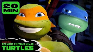 20 MINUTES of Leo and Mikeys BEST Bro Moments 💙🧡  Teenage Mutant Ninja Turtles [upl. by Som]