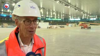 Werk aan Thialf gaat in de bouwvak gewoon door [upl. by Joya]